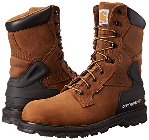 Carhartt Men's CMW8100 8 Non Safety Toe Work Boot, Bison Brown Oil Tan, 8.5 M US