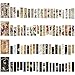 160 Fogli Scrapbooking Adesivi Vintage, Adesivi Washi Set, Adesivi Vintage Decorativi, Astronomia Washi Stickers, Scrapbook Carta di Sfondo per Scrapbooking Diario Cartolina Album Hobby Creativi