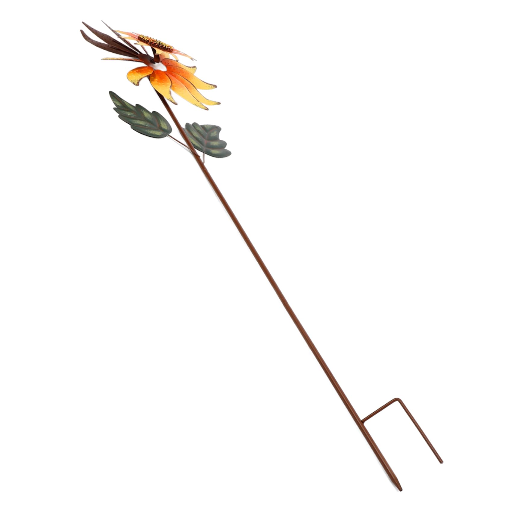 UKCOCO Piquet Décoratif Éolienne de Tournesol pour Jardin Décoration Extérieure Durable Installation Facile pour Extérieurs