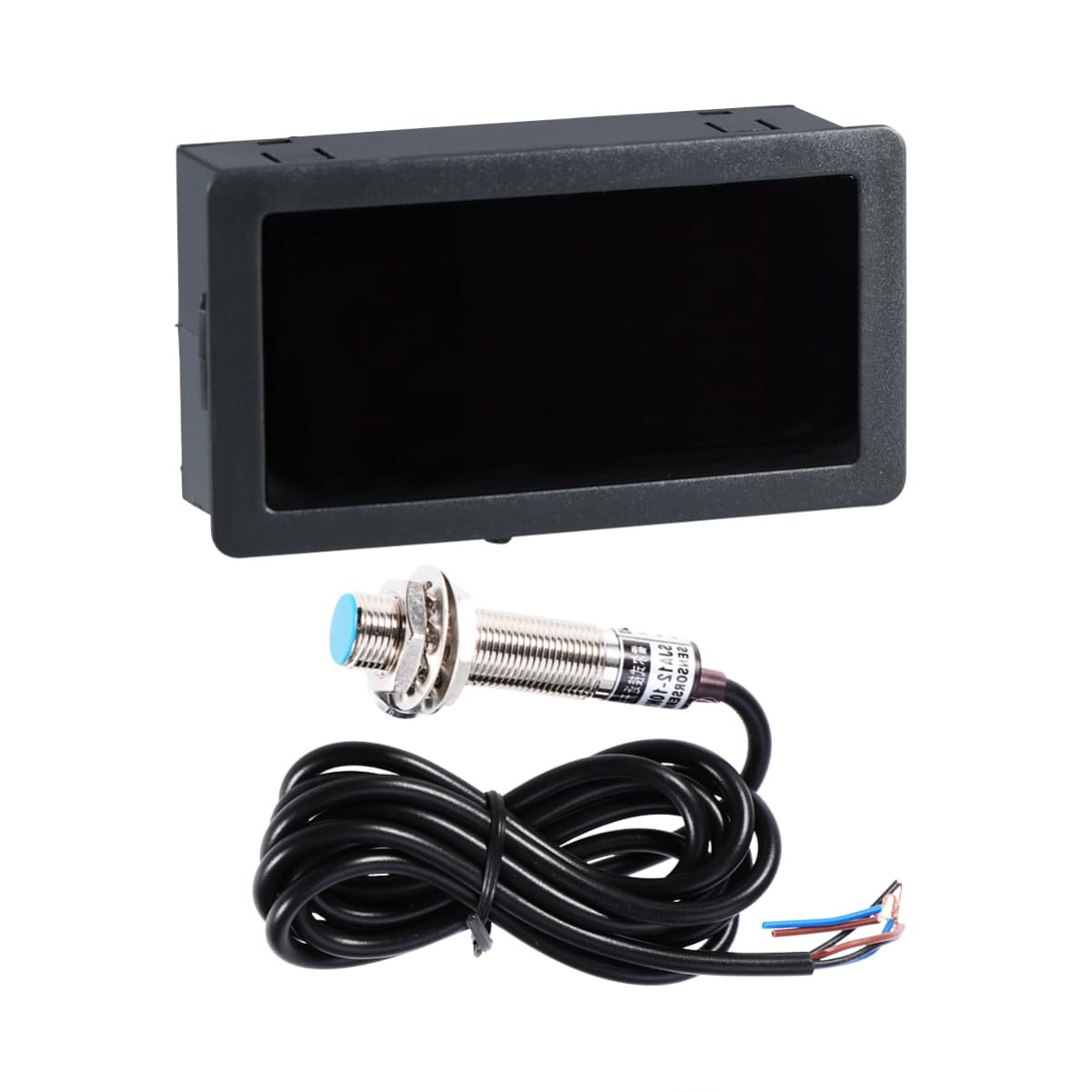 BESTOYARD Digital LED Tachometer Meter NPN Hall Proximity Sensor for Accurate Motor Speed Measurement Non-Contact Compact Design for Automotive and Industrial Use