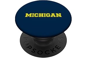 College University style Michigan Sports Gift PopSockets Standard PopGrip