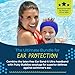 Earvolution Ear Band-It Ultra Swimming Headband & Floating Putty Buddies Silicone Ear Plugs Bundle, Doctor-Invented Waterproof System for Ear Tubes & Swimmer's Ear Prevention - Blue - Medium