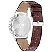 Citizen Men's Eco-Drive Corso Classic Watch in Stainless Steel with Brown Leather strap, Blue Dial (Model: BU2070-12L)