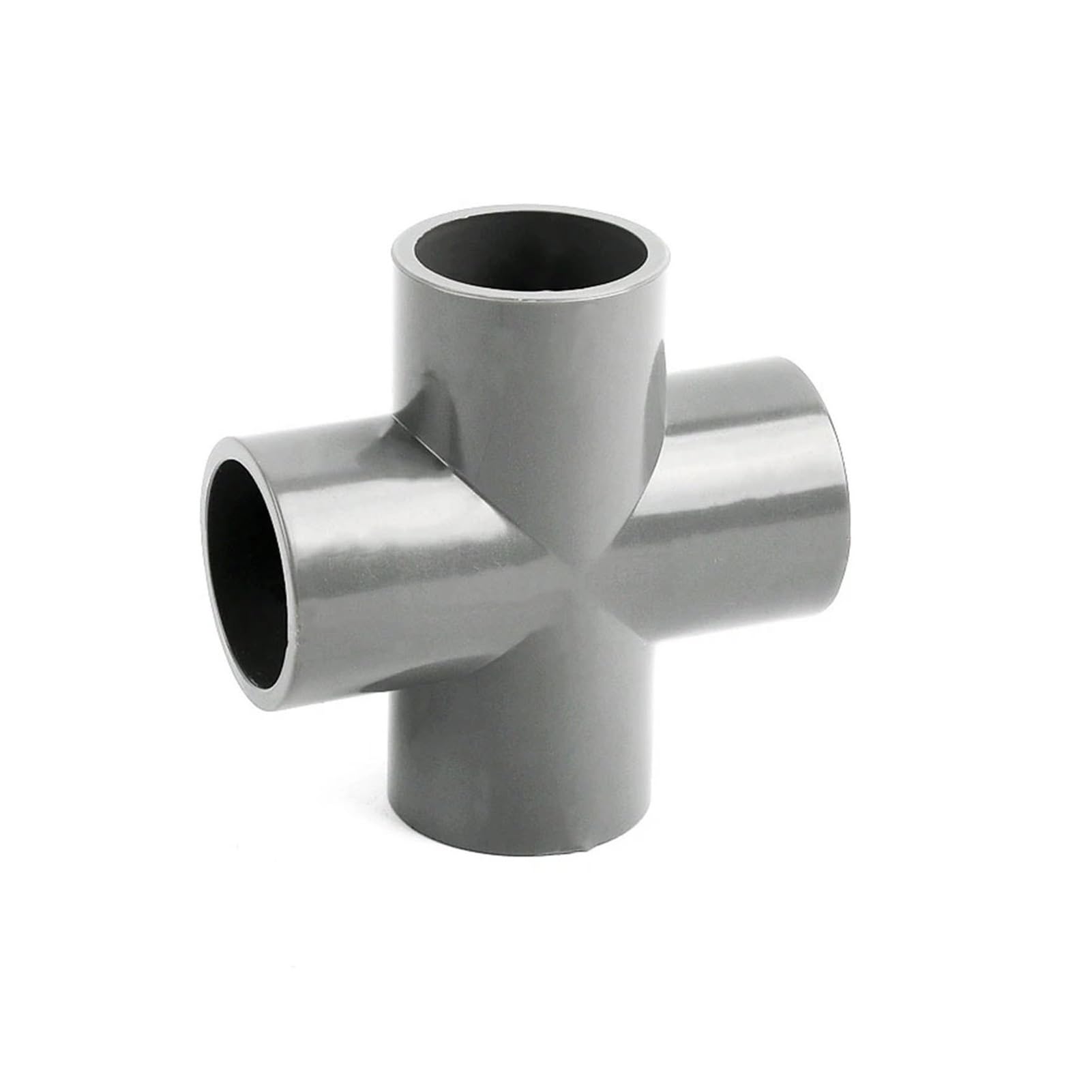 1/5 pezzi ID 20/25/32/40/50 mm connettori a croce a 4 vie for irrigazione da giardino, adattatore industriale for tubi dell'acqua, parti for acquari, giunto for tubi(I.D 50mm,5 pieces)