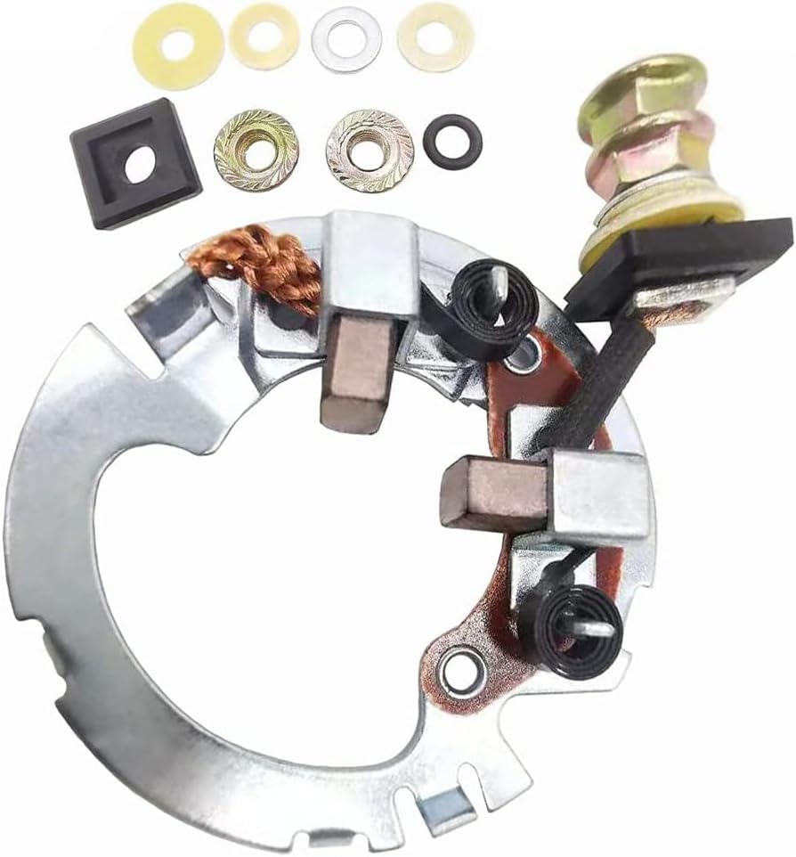 ZeeKee 31206-MN4-008 Brush Holder Starter Brushes Plate Repair Kit Compatible with Honda ATV Rancher Recon FourTrax Foreman Rubicon Rebel TRX 250 300 350 400 450 500 TRX250X CMX250 2x4 4x4