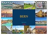  BERN Impressionen (Tischkalender 2026 DIN A5 quer), CALVENDO Monatskalender: Bern - Hauptstadt der Schweiz