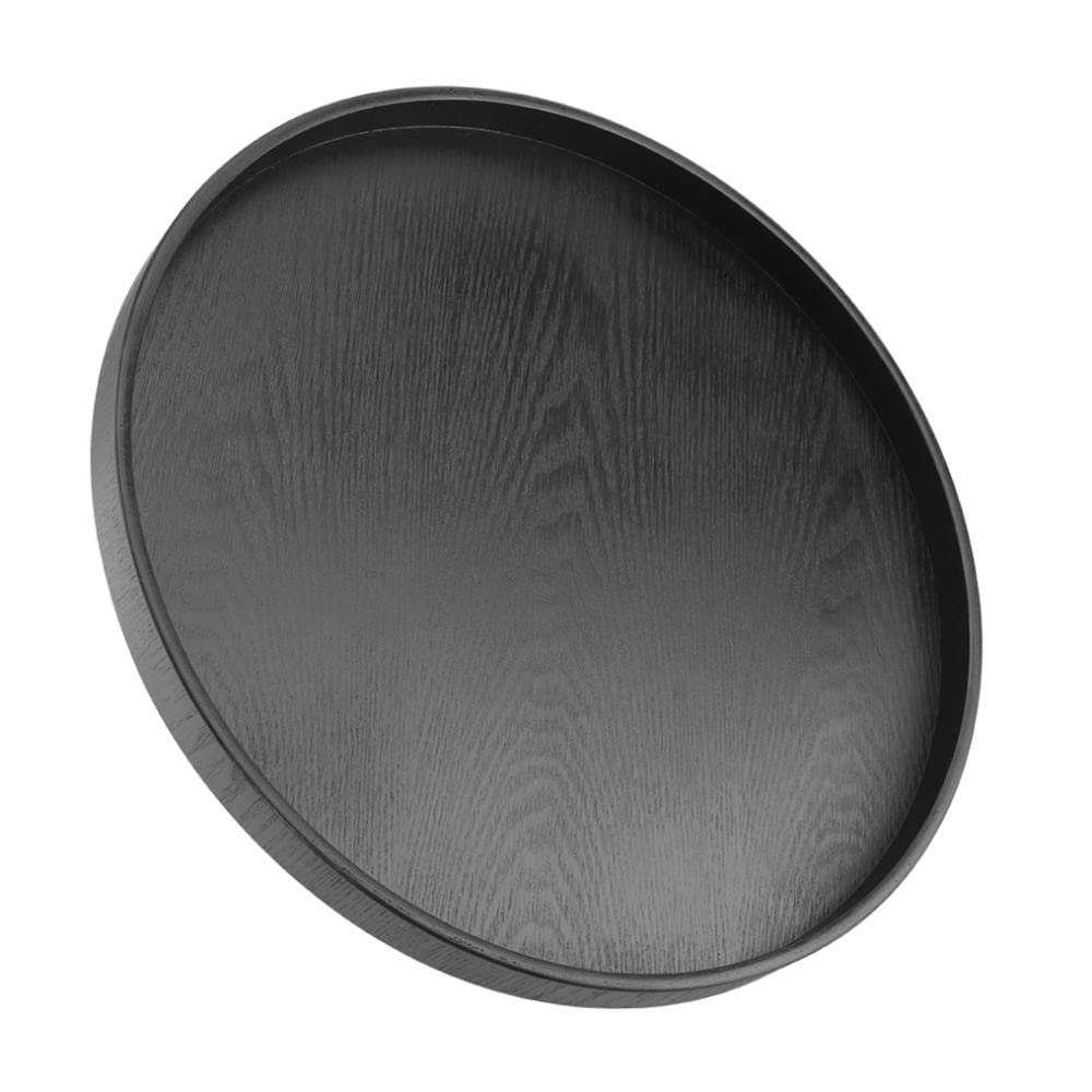 Sirve con estilo con bandeja de madera rústica hecha a mano, perfecta for el desayuno, té, café, postres y comidas en casa o restaurante, bandeja de madera natural personalizada y decorativa de 14.76