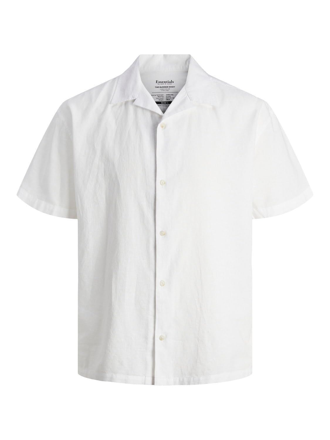 Jack & Jones Summer Resort Linen Short Sleeve Shirt S
