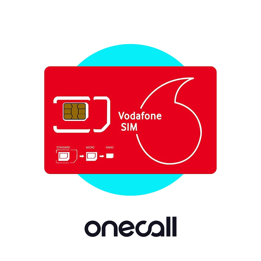 OneCall Vodafone 30 Day Unlimited SIM, Prepaid, LTE, Unlimited Calls, SMS and Data, European Roaming, 25 GB-image-9