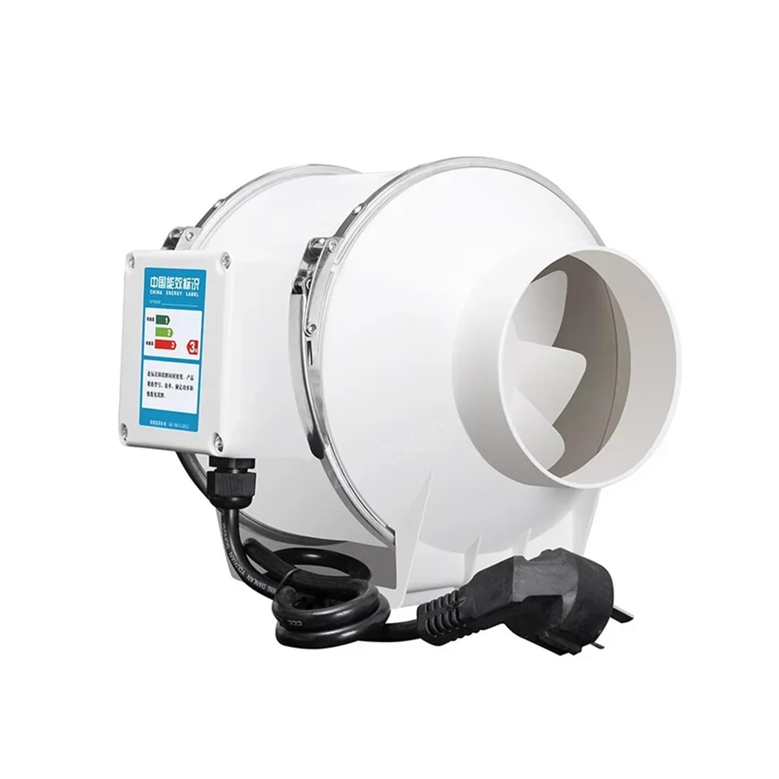 Wentylator wyciągowy, Wentylator wyciągowy 3''4''5''6'' o niskim poziomie hałasu, kanałowy, ścienny, do łazienki, pokoju uprawowego(5inch)