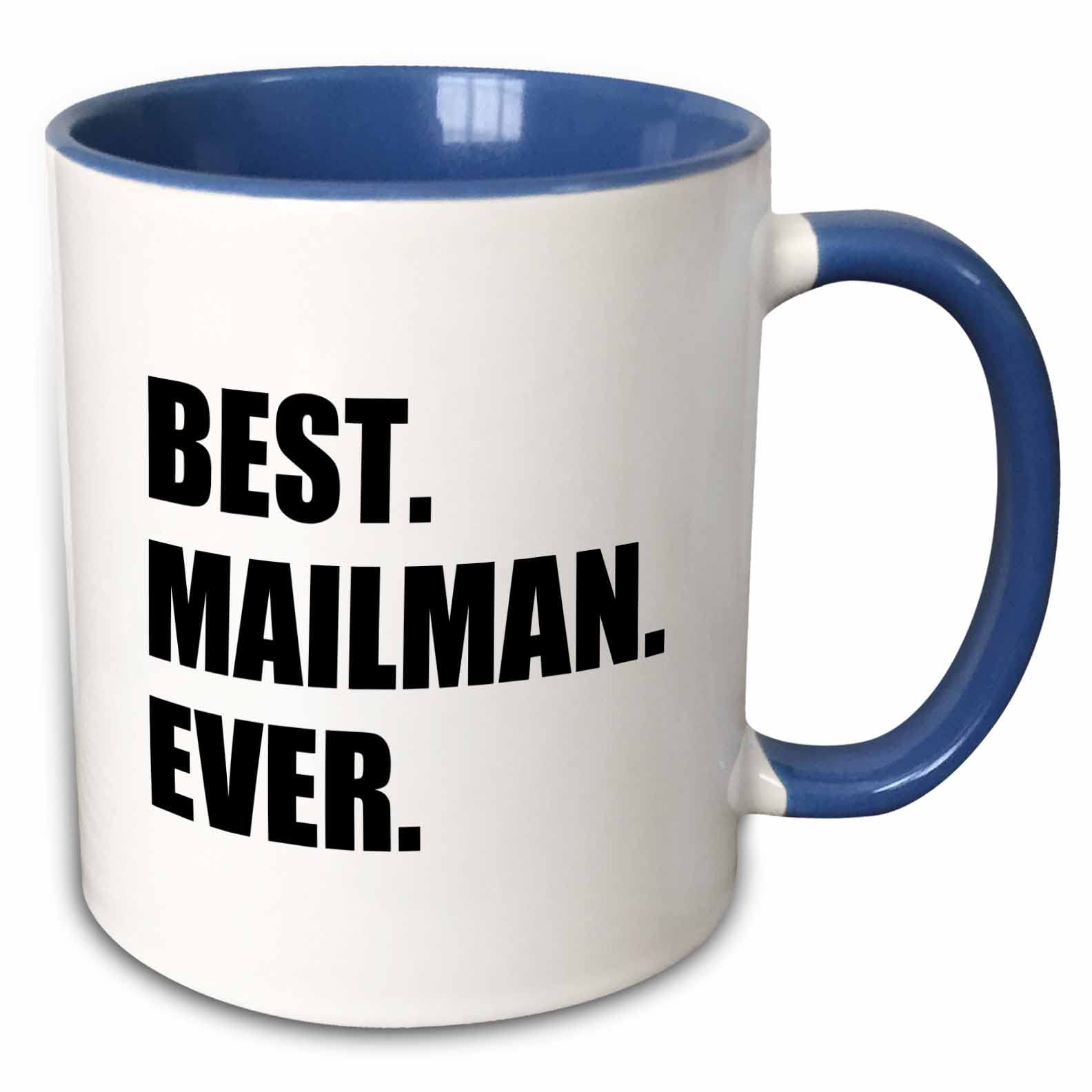 3dRose Best Mailman Ever Mug