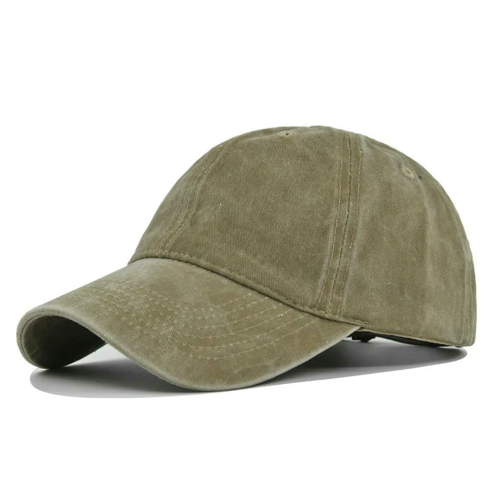 Casquette de baseball en coton vintage avec visière d'été décontractée pour femme et homme