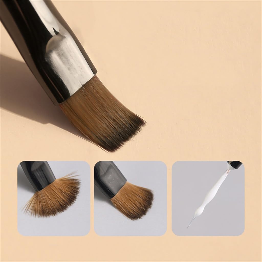 Ensemble de brosses à ongles japonaises - Stylo de construction - Stylo de dessin - Stylo de thérapie lumineuse - Outil de sudation