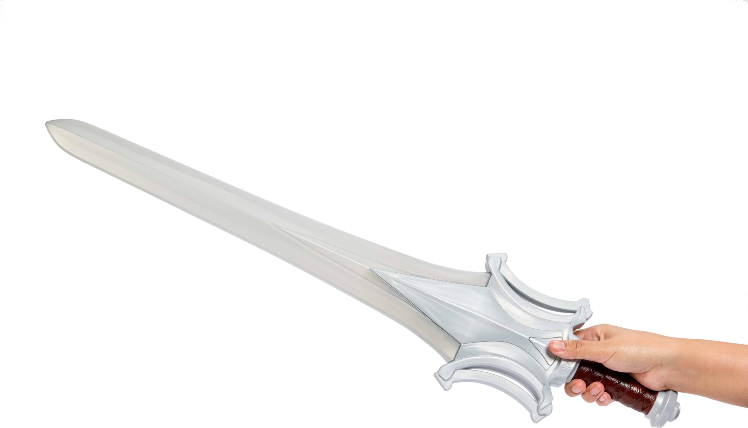 Masters of the Universe Film 2026, He-Man Powers of Grayskull miecz ze światłami, dźwiękami dialogowymi i efektami wibracji, 61 cm zabawka do odgrywania ról