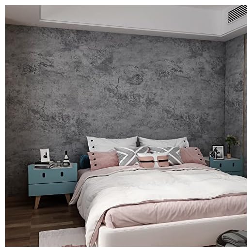JSEVEM 80CM×9M Extra Breite Dicke in Großen Rollen Blau Schwarz Grau Tapete Selbstklebend Betonoptik 3d Effekt Klebetapete Selbstklebende Beton Graue Klebefolie Matt Tapeten Schlafzimmer Betontapete