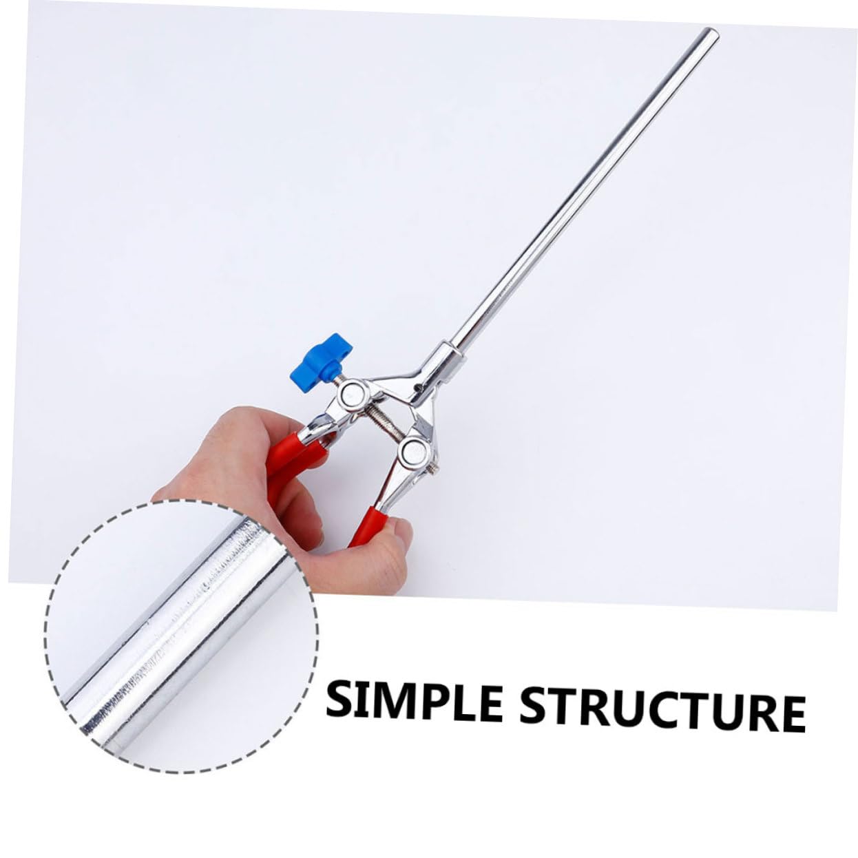 ULTECHNOVO 10piezas Abrazadera De Laboratorio Ajustable De Acero Inoxidable Para Frascos y Tubos De Ensayo De Accesorio Esencial Para Soporte De Retorta Resistente y Duradero