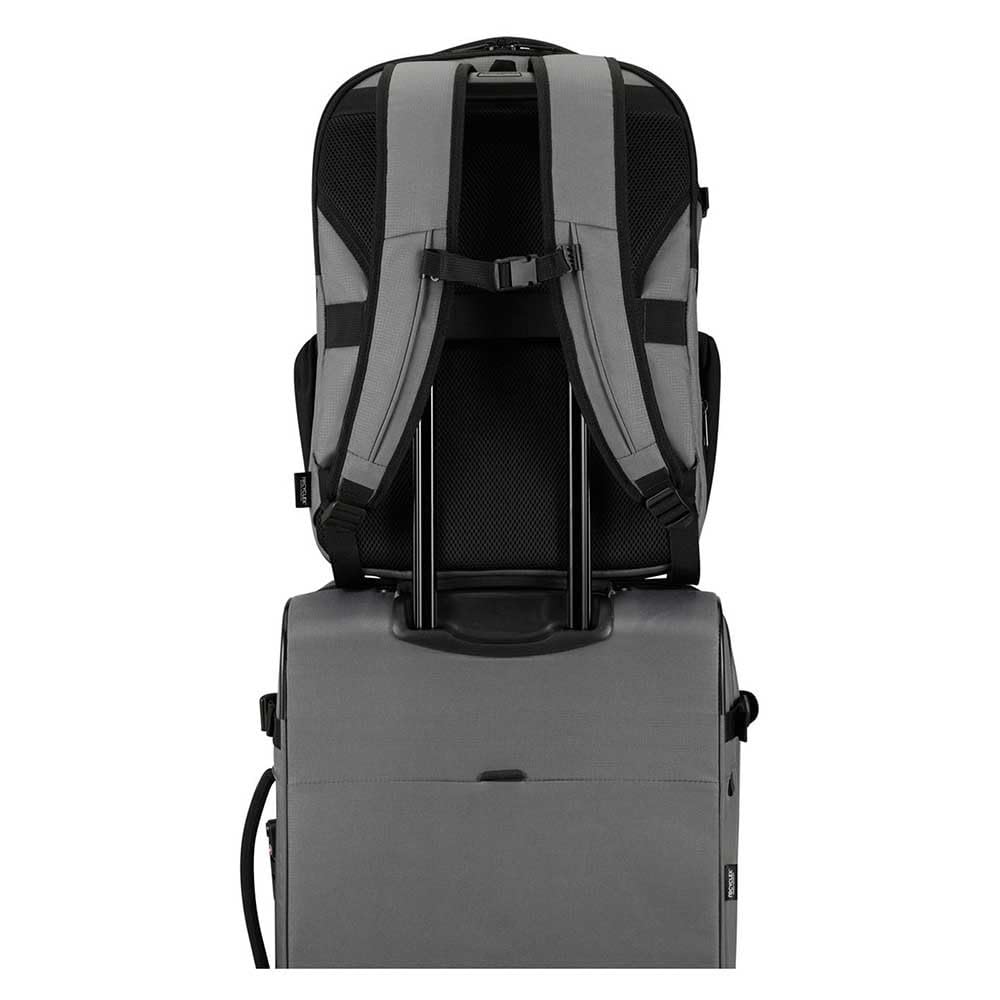 Samsonite Roader - zaino espandibile per laptop 17,3 pollici, 46 cm, 31,5/39,5 L, grigio (Drifter Grey)