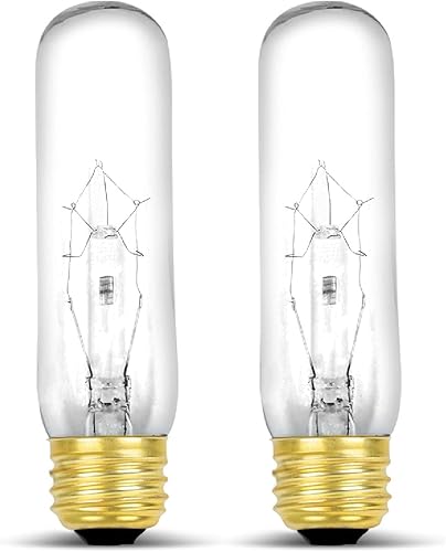 Miniatura 9 de lumenivo Bombilla de piano de 40 W, 120 voltios, 40T10CL, repuesto para pasatiempos creativos 3090, bombilla T10, base media (E26), bombilla