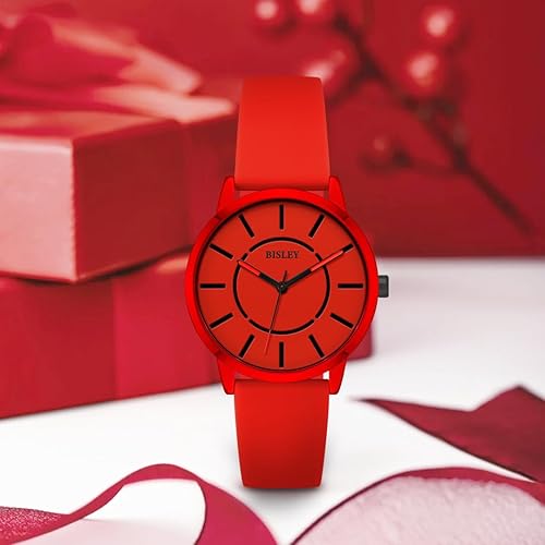 Miniatura 3 de Women's Watch Silicone Strap Casual Waterproof Quartz Watches Three Hands Watch Best Gift for Women Men