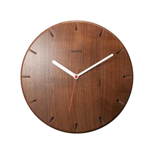 旭川家具 コサイン no.270時計 ウォルナット [ 旭川家具 北海道 旭川市 木製 家具 選べる樹種 壁掛け時計 リビング ダイニング ベッドルーム 贈り物 プレゼント 記念品 シンプル ナチュラル 手作り 北欧 おしゃれ 天然木 無垢 ]_00641