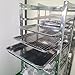 Baking Cart for Dim Sum and Dumplings 15 Layer TurboChef Compatible Mobile Tray Storage for Commercial Kitchens