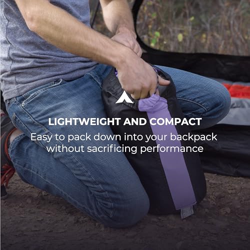 Image of Teton 20F and 5F Degree Sleeping Bag; Lightweight, Warm Weather Mummy Sleeping Bags for Adults and Kids, Camping, Backpacking, Hiking