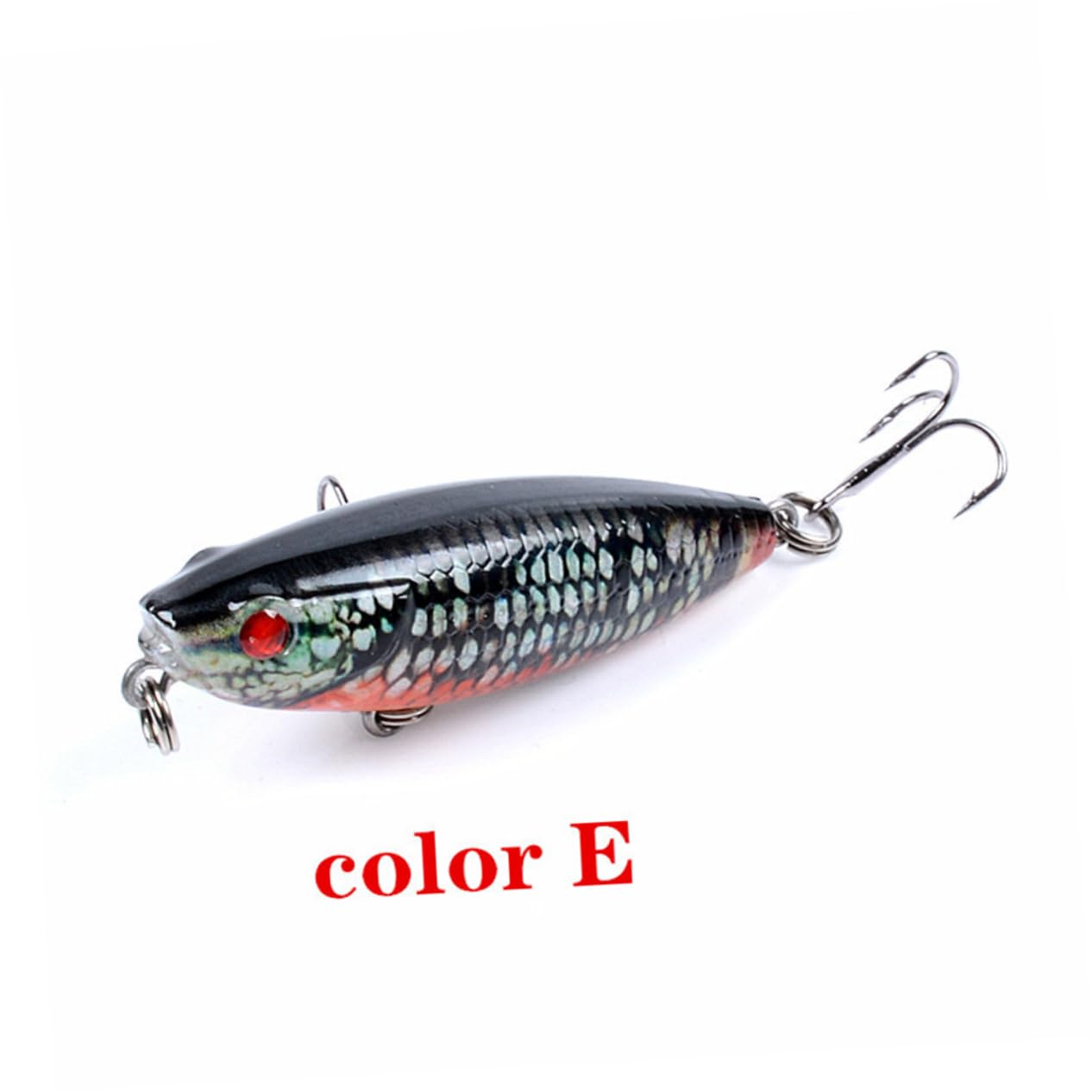 Kisangel Kit De Leurres Swimbaits Réalistes Leurre De Pêche Leurre pour Bar Leurres Matériel De Pêche Crayon Dur Appâts Flottants Appâts De Pêche