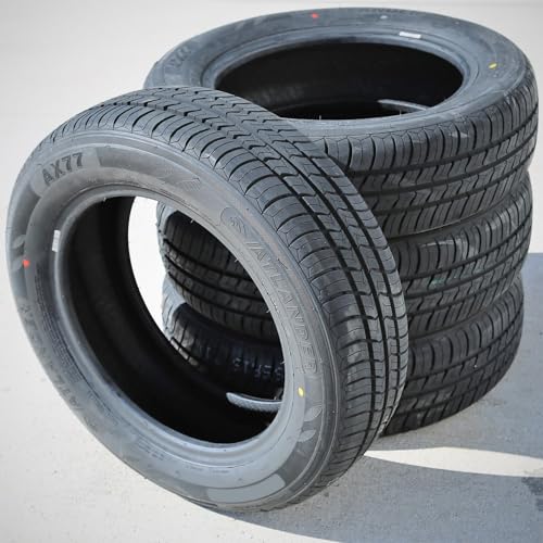 Set of 4 (FOUR) Atlander AX-77 All-Season Passenger Car Touring Radial Tires-195/60R15 195/60/15 195/60-15 88V Load Range SL 4-Ply BSW Black Side Wall UTQG 560AA