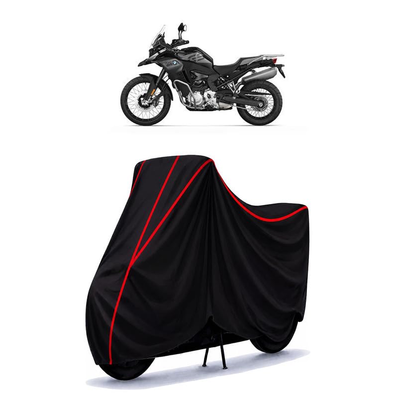 Image of F 850 GS Adventure Water Resistant Bike Cover for All Motorcycles & Rain | Heavy Duty Taffeta Fabric | UV Protection, Dustproof, Scratchproof | All Weather Two Wheeler Body Cover with Elastic Bottom