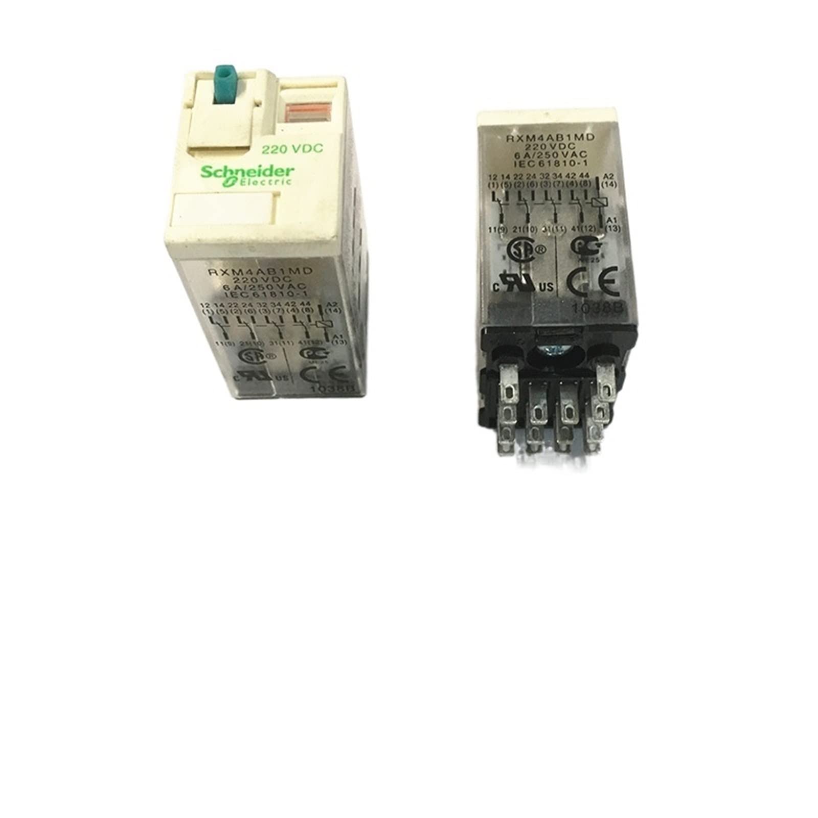 Petit relais RXM4AB1MD 220VDC évite les chutes de tension 6A