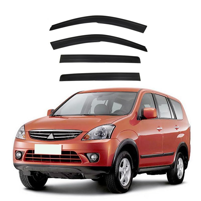 Deflectores de aire con protección contra lluvia y sol para Mitsubishi Zinger 1