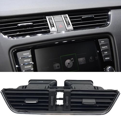 Grille d'aération tableau de bord sortie panneau console centrale Skoda Octavia - 2