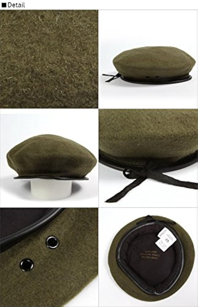 Amazon | ミリタリー商品 フランス軍タイプ ベレー帽 59cm