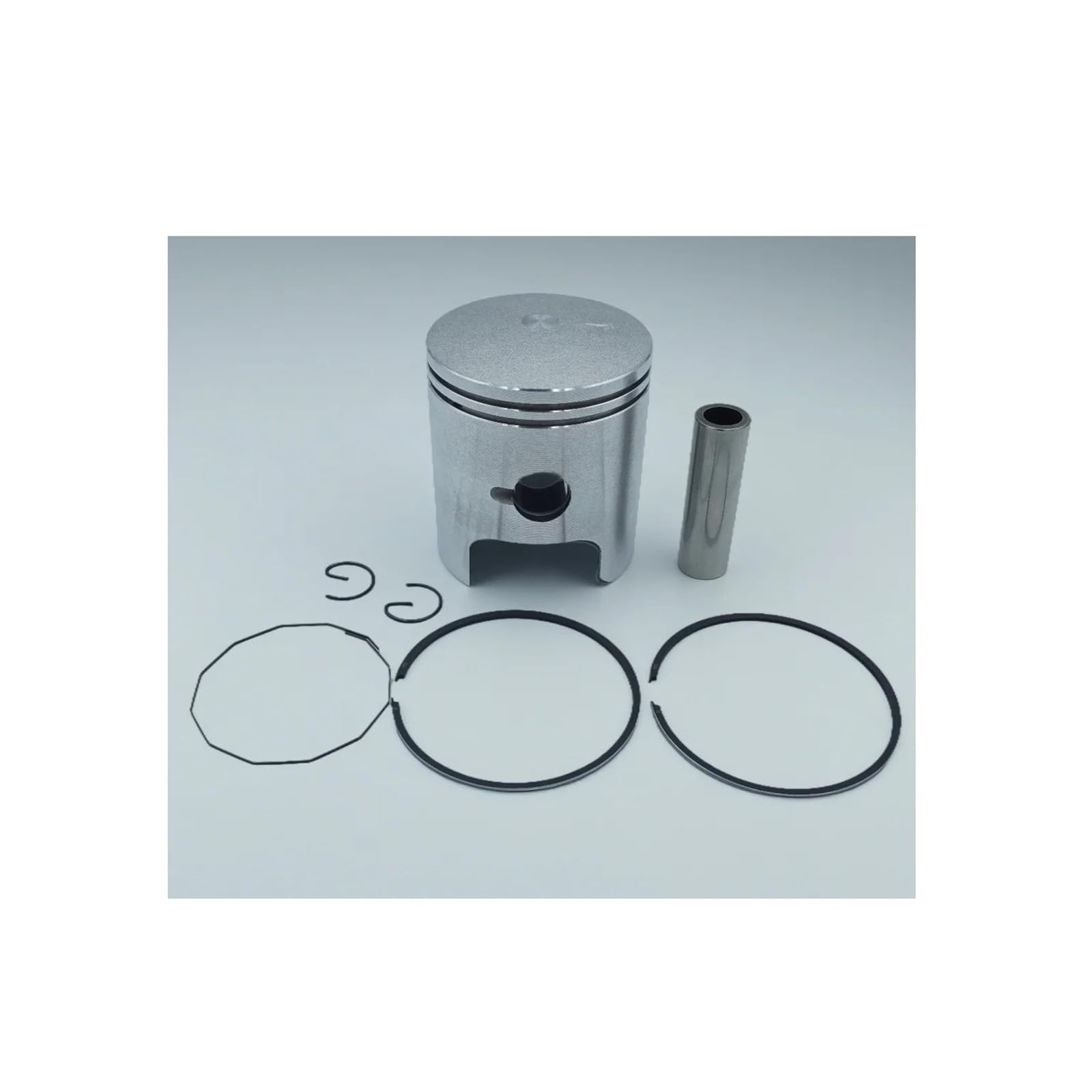 Kolben Für Suzuki TS125 TS 125 2-Takt 125cc Motor Teile STD 56mm 56,25mm 56,5mm 56,75mm 57mm 14mm Pin Motorrad Kolben Kit Zylinder(56.5mm)