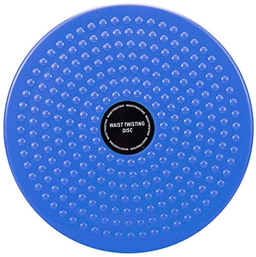 Angleliu Twisting Waist Disc, Body Shaping Twisting Waist Aerobic Machine Rotating Board Female Twister Exercise Fitness Slim Sports Equipment (Big Round Beads(Blue))