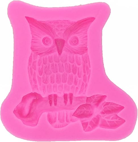 Miniatura 6 de Moldes de silicona reutilizables de grado alimenticio con forma de búho en 3D, antiadherente, decoración de pasteles de chocolate, galletas,