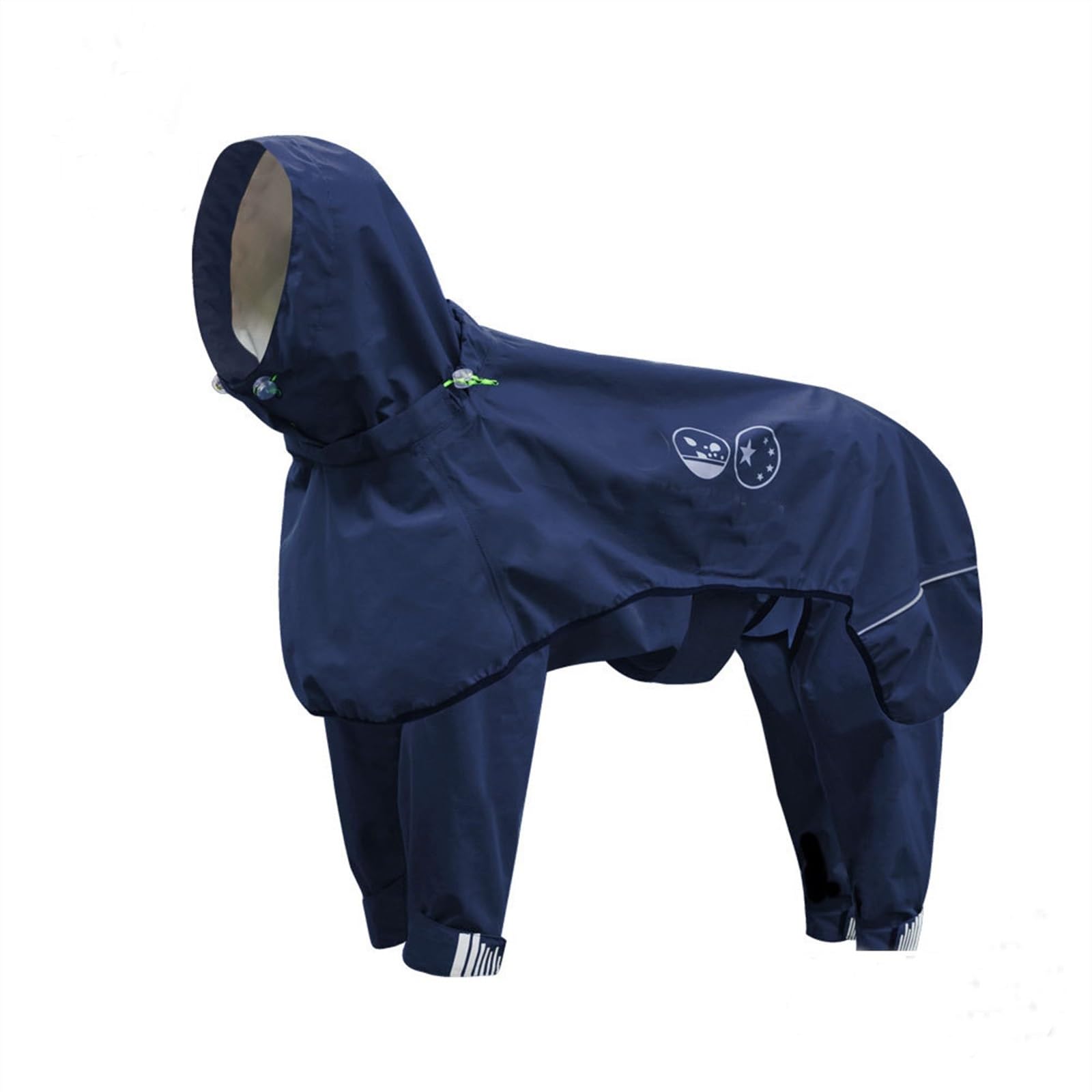 Impermeabile Cane con Cappuccio Cappotto Antipioggia Impermeabile per Cani con Cappuccio Cappotto per Cani Impermeabile per Cucciolo(Blu,XXL)