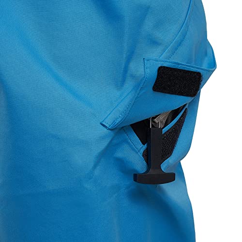 Kayak Drysuit For Women In Cold Water,Waterproof,Front Zip,Blue (Blue, S) #TOP6