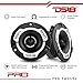 DS18 EN6P Universal Speaker Pods Bundle - 1 Set Left & Right Kick Panel + 2X 6.5 Mid-Bass Loudspeakers + 2X 1 Super Bullet Tweeters - Great for Slingshot, SXS, Motorsports & ATV/UTV