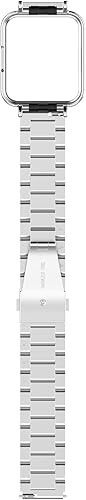 Miniatura 2 de Bandas compatibles con Xiaomi Redmi Watch 2 Lite Rastreador de actividad de acero inoxidable sólido para mujeres y hombres, pulsera de metal con