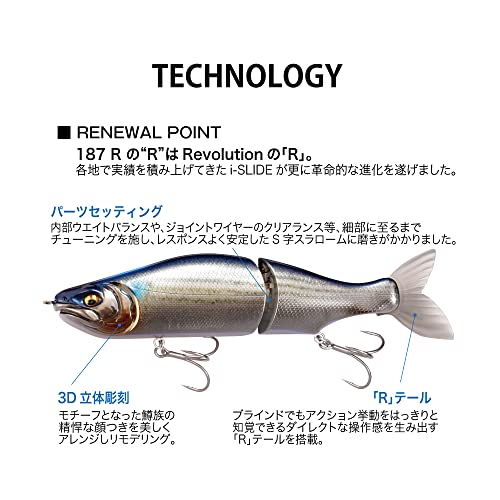 メガバス i-SLIDE 187 R SW Sinking FA コノシロインジケーター 3枚目