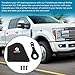 NP273 Transfer Case Manual Shifter Conversion Kit For Ford F250 F350 F450 F550 Superduty (Black)