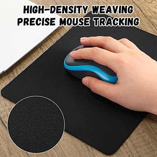 50 Pack Mouse Pad Bulk Computer Mouse Pad Black Gaming Mouse Pad For Computers, Laptop, Office Home, With Non Slip Rubber Base (7.09 X 8.66 Inch) #TOP4