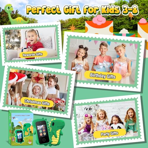 Gofunly ERSJ-BL Kids Smart Phone For Girls Boys Toddlers Baby Childrens 3-8 Years Old Kids Cell Phone Touchscreen Learning Toys Gifts thumb #6