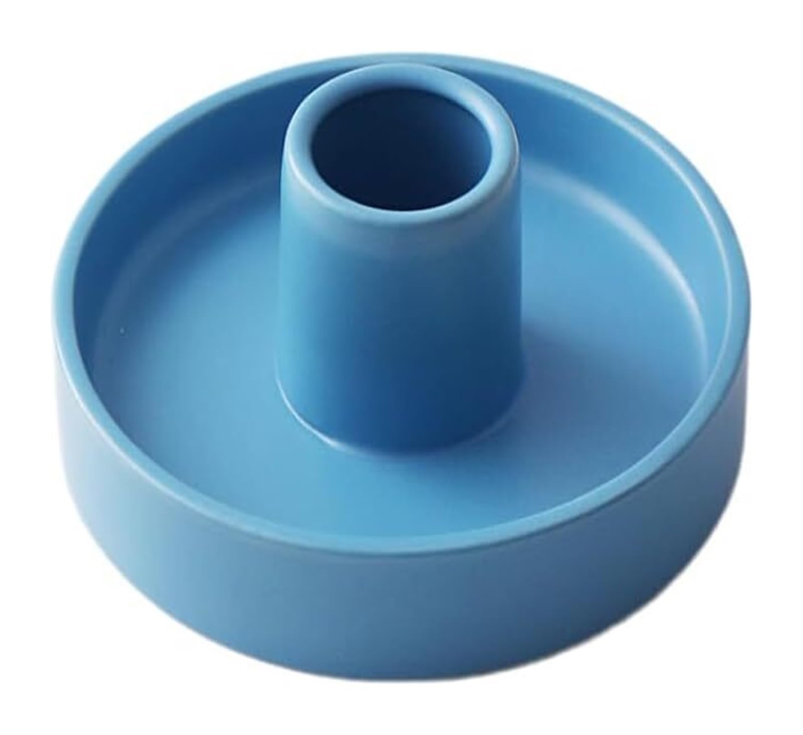 Kerzenständer aus Keramik, Mehrfarbiger Keramik-Kerzenhalter for Schlafzimmer und Wohnzimmer(Blue 1)