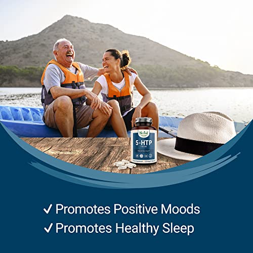 Vegan 5Htp 100 Mg (5-Hydroxytryptophan) | Sleep And Stress Support | Naturally Sourced Serotonin | 120 Non-Gmo Capsules #TOP1