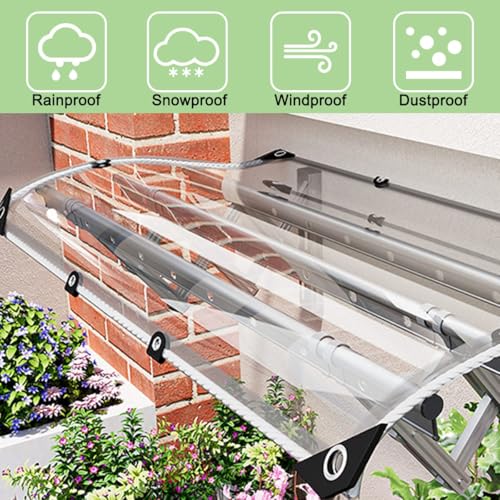 Lona impermeable transparente para invernaderos y protección exterior contra desgarros 5