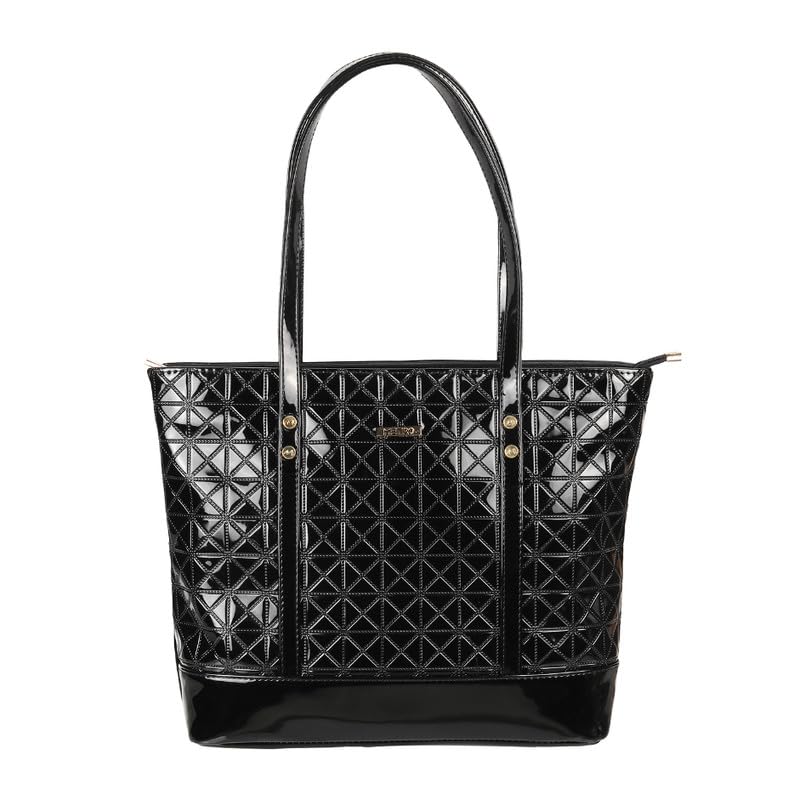 See full amazon price history chart for Metro Black Faux Leather Premium Zipper Casual Tote Bag For Women Metro Black Faux Leather Premium Zipper Casual Tote Bag For Women (B0C7VT2651) Amazon Price History, Amazon Price Tracker