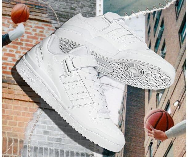 adidas Forum Low Sneakers voor heren, Ftwr White Ftwr White Ftwr White, 43 1/3 EU : Amazon.nl: Kleding, schoenen \u0026 sieraden