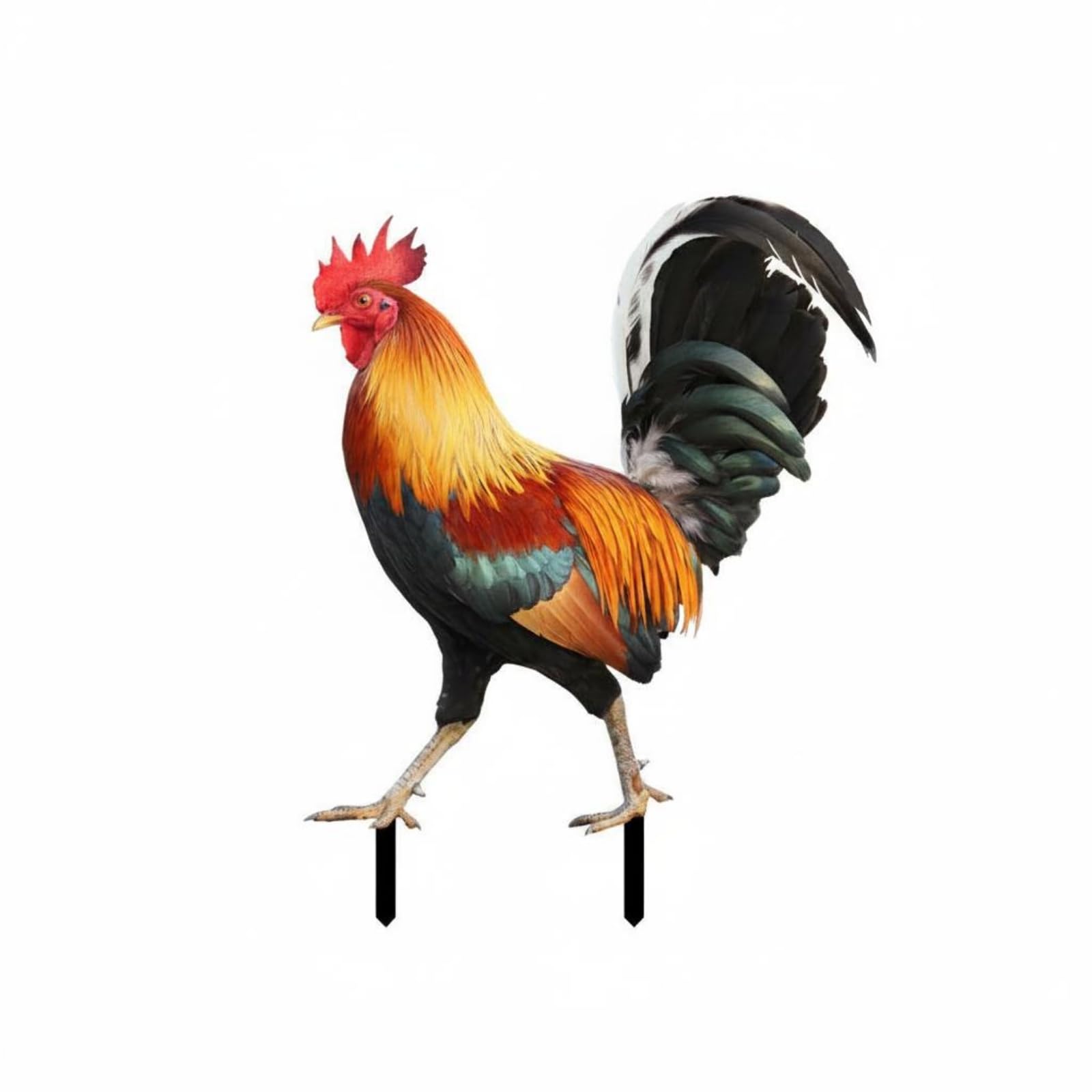 Long-Lasting Metal Chicken Stake Weather Resistant Hen Lawn Stake Metal Chicken Yard Art Waterproof for Outdoor, Jsty352-b|Home & Garden | Yard Garden & Outdoor Living-image-33